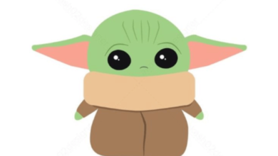 Clip Art:-Kklnre6ble= Baby Yoda Drawing