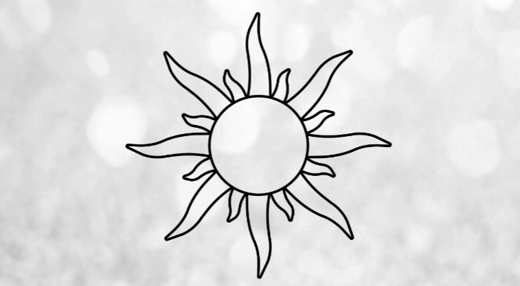 Outline:8e6wf-Jhwp0= Sun Clipart