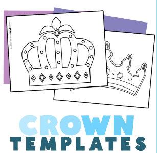 Printable:81fvx_Y9k9s= Crown Template