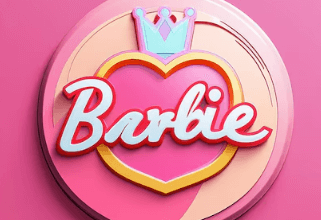 Clipart:4v8596fd0fe= Barbie Logo