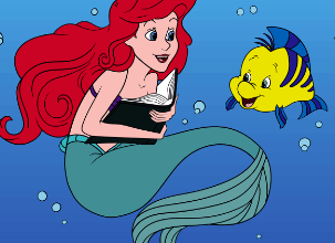 Clipart:7mwoum12xfc= Flounder Little Mermaid