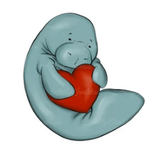 Clipart:6xurn4sp0qa= Manatee