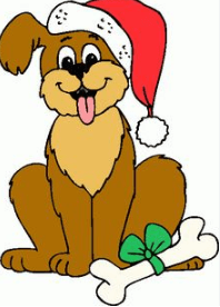 Clipart:6ipklzuljtc= Christmas Dog