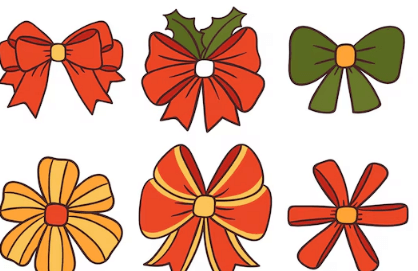 Clipart:6qcgdolcf_G= Christmas Bow